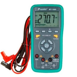 Miernik cyfrowy uniwersalny multimetr ręczny Pros Kit MT-1210 06505
