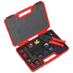 Sealey AK386 Ratchet Crimping Tool Kit 552pc
