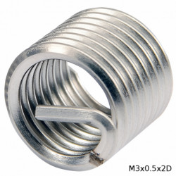 M3x0.5x2D sprężyna do regeneracji naprawy gwintu sprężynka wkładka insert