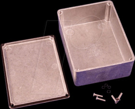 1590CE aluminum casing, 1590 C, 120,4 x 100,4 x 64,8 mm, aluminum