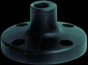 975 840 90 Base for pipe mounting, plastic