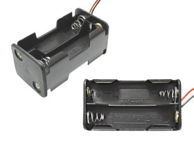 Koszyk na baterie kwadrat 4xAA R6