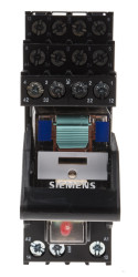 Przekaźnik sprzęgający 24V dc Siemens 4PDT Wciskane bieguny 4 Śruba