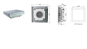 Wentylator Dachowy 400X400mm Ip5 F2e225-230-Dvp