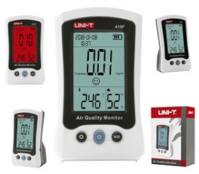 MIERNIK JAKOŚCI POWIETRZA UNI-T A15F CO₂ TEMPERATURA WILGOTNOŚĆ LCD UNIT