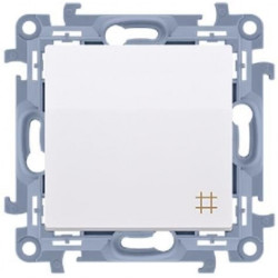 Łącznik krzyżowy pojedynczy SIMON 10 biały 10AX Kontakt Simon CW7.01/11