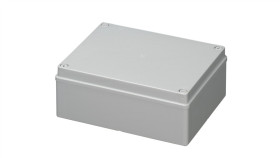 Puszka Natynkowa Gładka Z Pokrywą Seria 410 Ip56 240X190x90 Szara Ec410c7