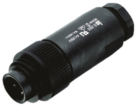 Złącze wielostykowe przemysłowe 7-pinowe Montaż na kablu Gniazdo binder