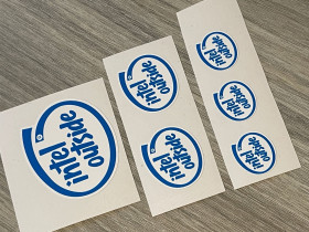 Intel Outside set of stickers