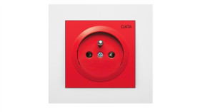 Santra Gniazdo Data Bez Ramki Podtynkowe Czarny 4142-19