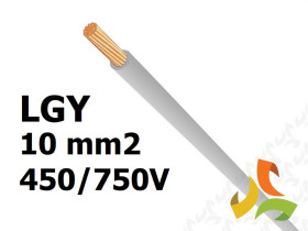 Przewód LGY 10 mm2 szary (450/750V) jednożyłowy linka H07V-K (krążki 100m) 5907702814186 ELEKTROKABEL