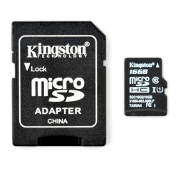 Karta pamięci Kingston Canvas Select microSD 16GB 80MB/s UHS-I klasa 10 z adapterem