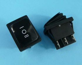 KCD4-B 16A/250V BLACK ON-OFF-ON IP65 PRZ