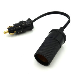 Adapter wtyczki zapalniczki DIN na EURO do TIR na kablu LAMPA