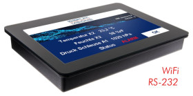 Panel operatorski HMI dotykowy 4,3 in Display Visions Interfejs HMI EEA rozdzielczość: 480 x 272pikseli TFT