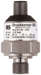 Przełącznik ciśnieniowy 4bar Analogowe RS PRO gazu 4 → 20 mA