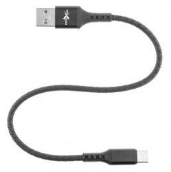 KABEL AMPERE USB TYP C 0.3M CZARNY