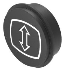 Nakładka do klawiatury, typ: Wkładka klawiatury, symbol — przewijanie, do użytku z: Klawiatury serii 09