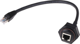 Złącze RJ45 Żeńskie, męskie Złącze RJ45 Montaż na panelu Molex, proste 8-żyłowe