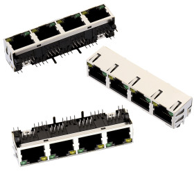 Złącze RJ45 Żeński Złącze RJ45 Montaż na płytce drukowanej Wurth Elektronik Poziomy 8-żyłowe
