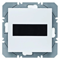 Przycisk pojedynczy płaski KNX RF z bat słoneczną biały połysk S.1/B.3/B.7 85655189