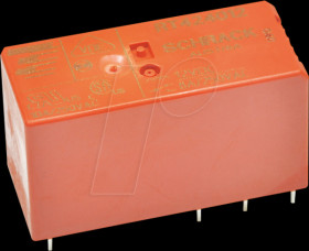 9-1393243-9 Monostable power relay, THT, 24 V DC, 8 A, 2 normally open conta