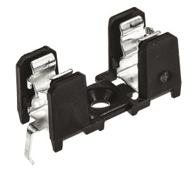 Oprawa bezpiecznikowa do montażu na płycie drukowanej Montaż na płytce drukowanej rozmiar: 5 x 20mm 10A 250V ac Lutowie