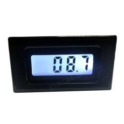 WOLTOMIERZ-AMPEROMIERZ PANELOWY 200V DC LCD 3,5 cyfry Z PODŚWIETLENIEM