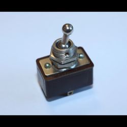 Przełącznik hebelkowy 230V 2A 2-poz 2-tor 2xNO+NC / TP1-2 UNITRA