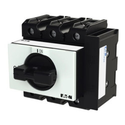 Rozłącznik ZAŁ-WYŁ, 3 bieg.+1NO+1NC, 80A, montaż na szynę TH, pokrętło czarne bez możliwości blokady P3-80/IVS/HI11 EP-400935