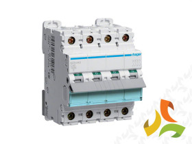 Wyłącznik nadprądowy C 40A 4P 10kA NCN440 HAGER