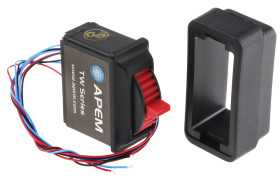 Przełącznik tarczowy, IP67, Wstępnie okablowany