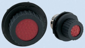 Złącze wielostykowe przemysłowe 19-pinowe, panelowe Gniazdo ITT Cannon