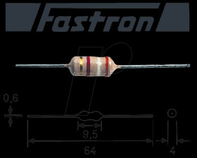 SMCC-3R3K-02 Choke coil, fixed inductor, axial, 3.30 µ