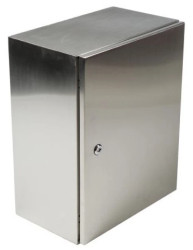 Szafka ścienna rozdzielcza, materiał: Stal nierdzewna typu 304, IP66, 240 x 360 x 150mm, RS PRO