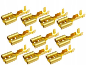 20szt. KONEKTOR ŻEŃSKI 6,3mm