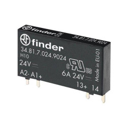 Finder 77.01.9.024.9024 SSR Relay IP20 6-24V DC 15A 17.5mm housing
