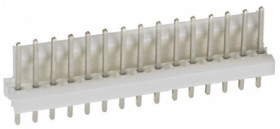 Złącze szpilkowe 15-pinowe raster: 2.54mm -rzędowe TE Connectivity Przewlekany 5.0A 250.0 V.