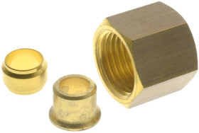 Złączka gwintowana, RS PRO Mosiądz