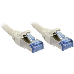 LINDY 47135 RJ45 Network cable, patch cable CAT 6A S/FTP 3.00 m Grey 1 pc(s)