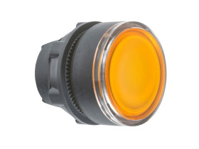 Przycisk płaski pomarańczowy samopowrotny LED plastikowy typowa bez oznaczenia ZB5AW353 SCHNEIDER ELECTRIC
