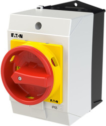 Main switch, rotary actuator, 6 pole, 20 A, (W x H x D) 80 x 130 x 137 mm, surface mounting, 207159