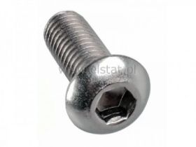 Śruba M5x10mm; z łbem grzybkowym na imbus; 10szt