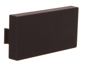 TouchMe Moduł 1/2 zaślepka czarna TMZASB