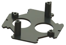 Łącznik do kanałów kablowych Flexicon Złączka elastyczna Nylon 6 Czarny