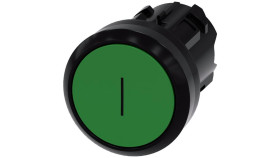 Przycisk 22Mm Tworzywo Zielony Inskrypcja I Płaski Z Samopowrotem Sirius Act...