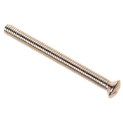 Dencon 115010NB Nickle Plated Switch/Socket Plate Screws 3.5 x 50mm (Pack of 10)