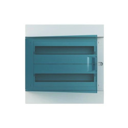 Rozdzielnica modułowa podtynkowa Mistral41F 2x18 36M IP41 125A II klasa drzwi transparentne N+PE śrub. 41A18X22A 1SLM004101A1206