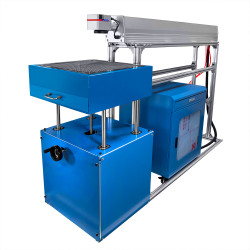 Znakowarka grawerka laserowa CO2 QT-C80 110x110mm 80W tuba Reci W1