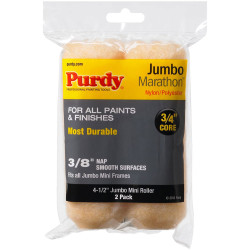 Purdy 14G624062 Marathon&#x2122; Jumbo Mini RollerSleeve 114x19mm (4.1/2 x 3/4&quot;) Pk2